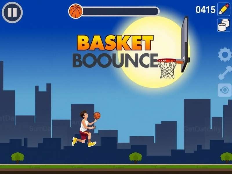 Basket Bounce Elite Gameplay Screenshot